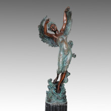 Большая фигура Танцующая леди Бронзовая скульптура Tpls-056